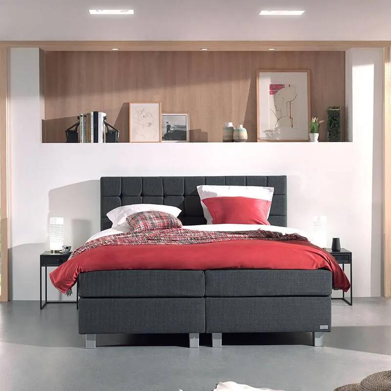 DreamHouse Bedding Boxspringset - Istanbul Comfort 140 x 200, Montagekeuze: Excl. Montage