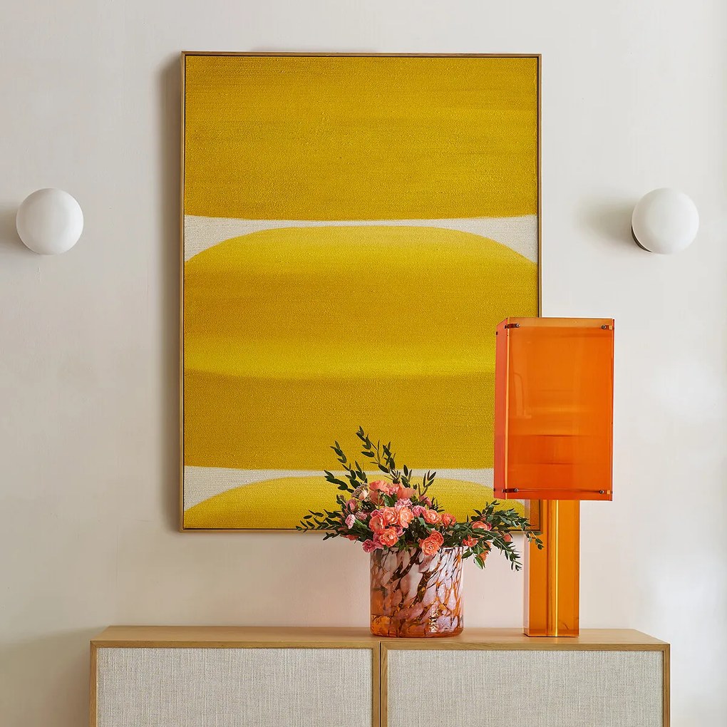 Vaas in handgeblazen glas, Berna