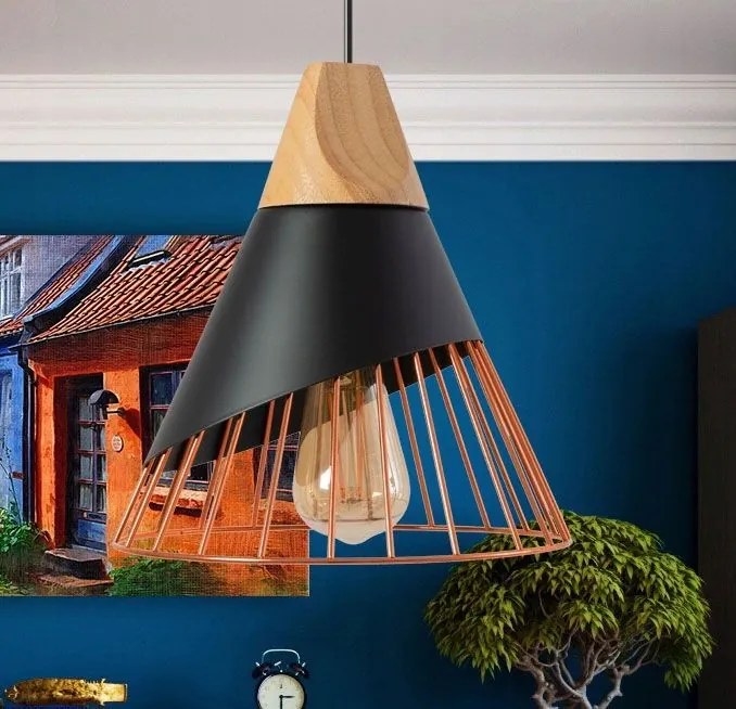 Scandinavische Hangende Plafondlamp Metaal APP225-1CP