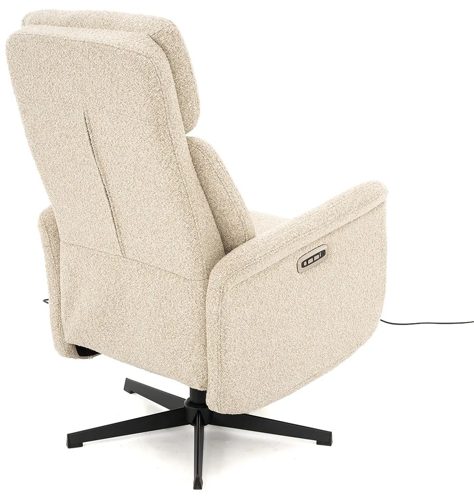 Beige Relaxfauteuil Elektrisch