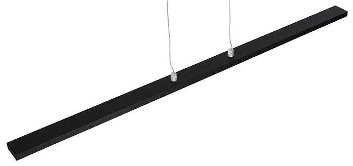 Moderne hanglamp zwart 90 cm incl. LED - Banda