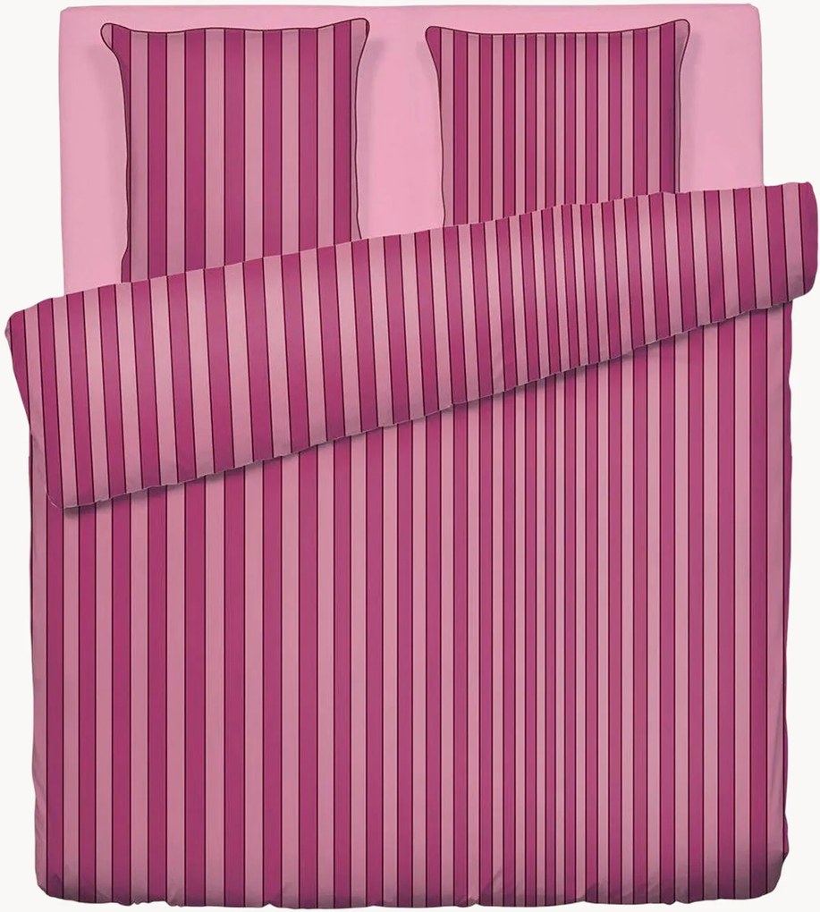 Katoenen satijnen dekbedovertrekset Faisceau