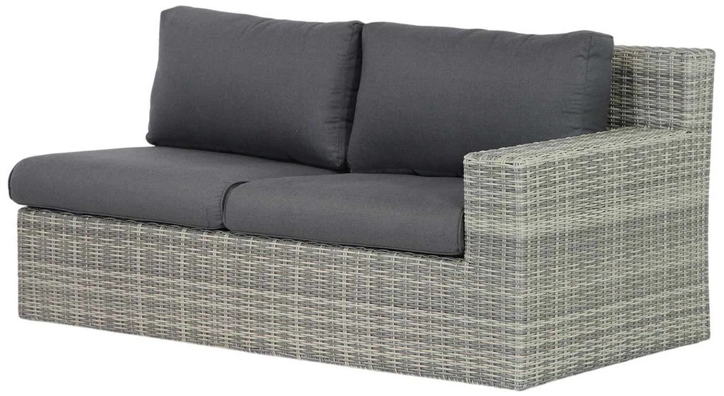 Hoek loungeset 5 personen Wicker Grijs  Garden Collections Amico/Riviera