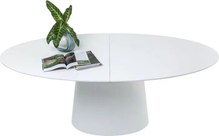 Uitschuifbare Eettafel Ovaal Wit