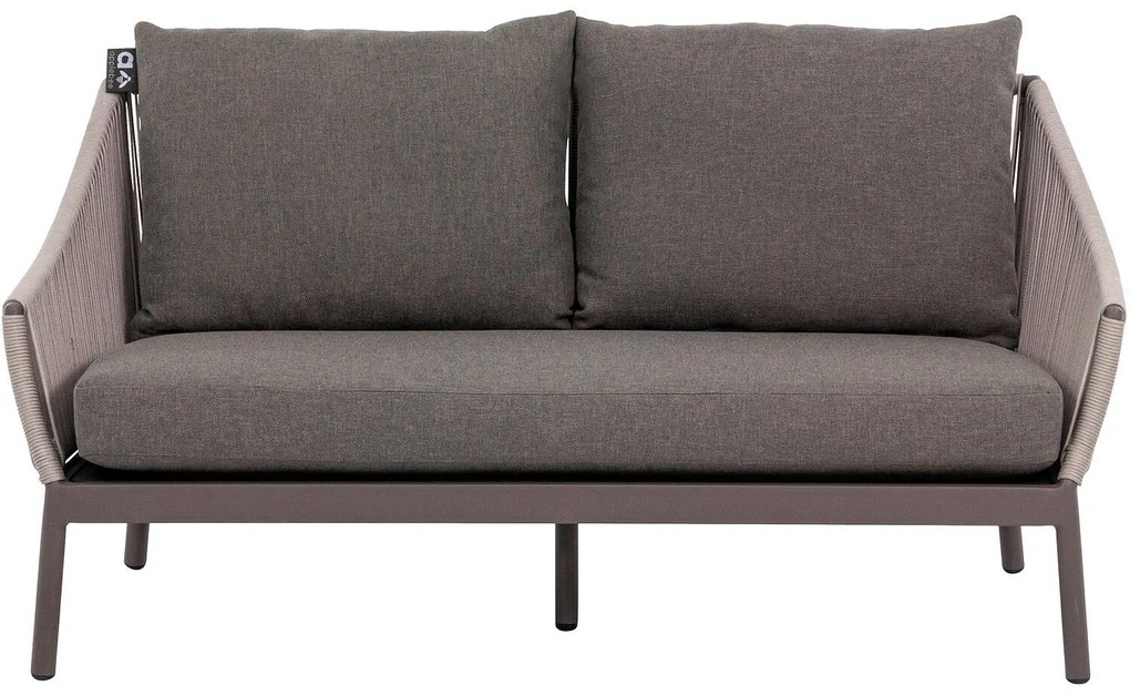 Goossens Loungeset Bijou grijs, buitenstof, 2-zits,