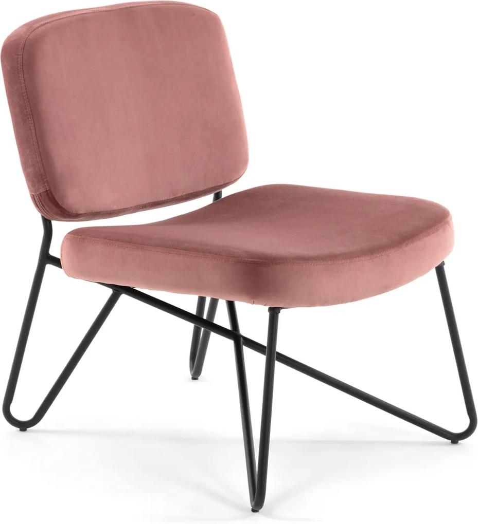 Kave Home Circuit (Charliz) Fauteuil Stof Roze