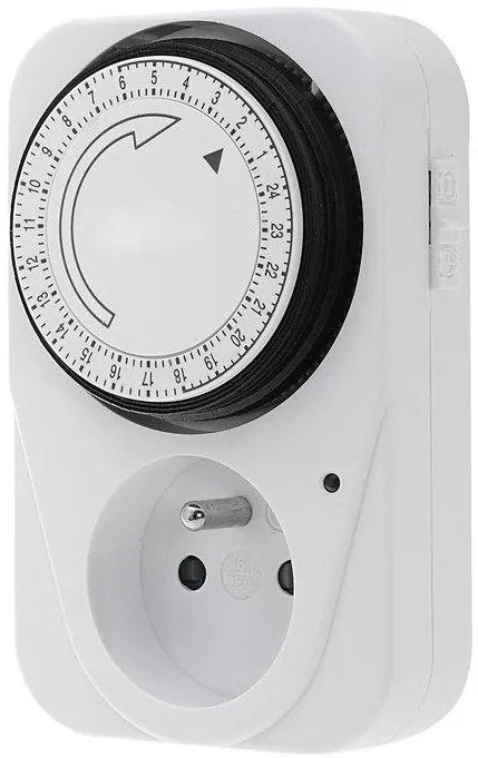 Aqualine elektrische tijdschakelaar 24uur - 1 stand