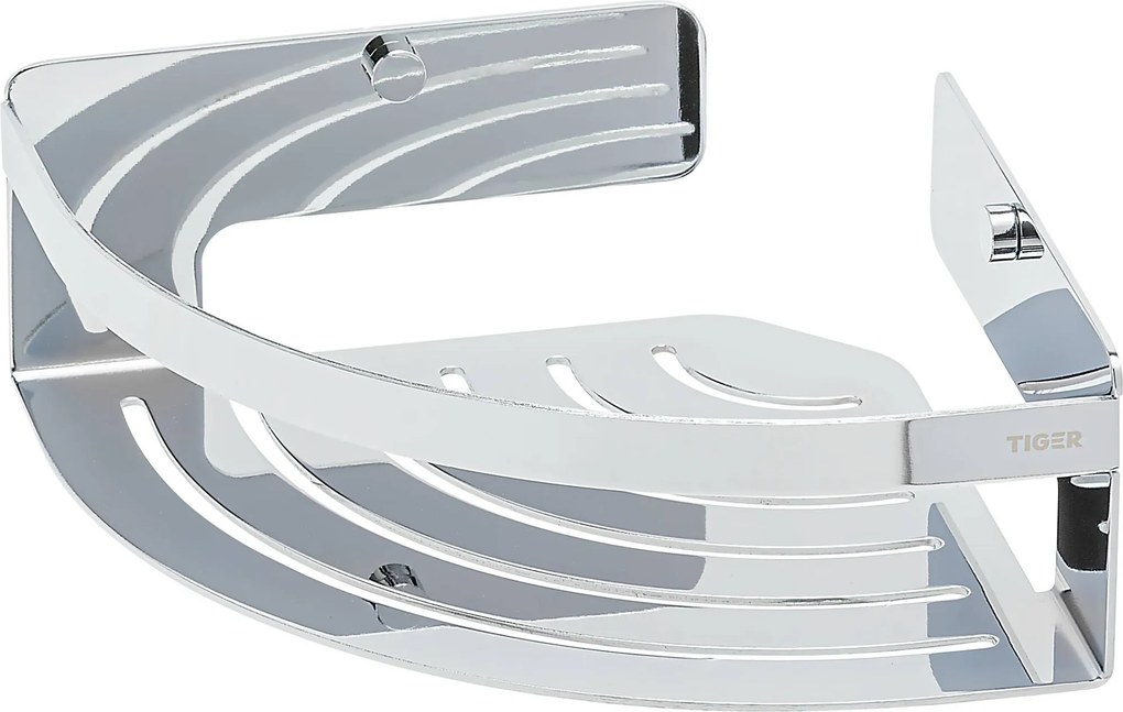 Tiger Caddy doucherek hoekmontage 18,4x18,4x7cm chroom