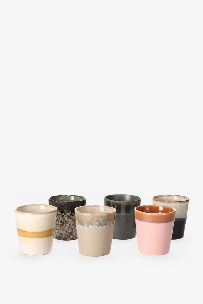 HKliving 70s Ceramics koffiemokken Oberon