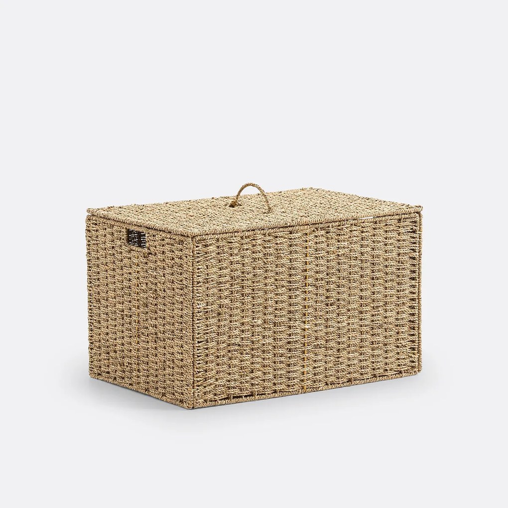 Plooibare hutkoffer in zeegras L60 cm, Kino