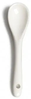 Lepeltje, porselein, 8 cm