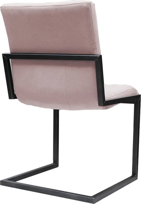 Eetkamerstoel - Lara - stof Element lichtroze 18