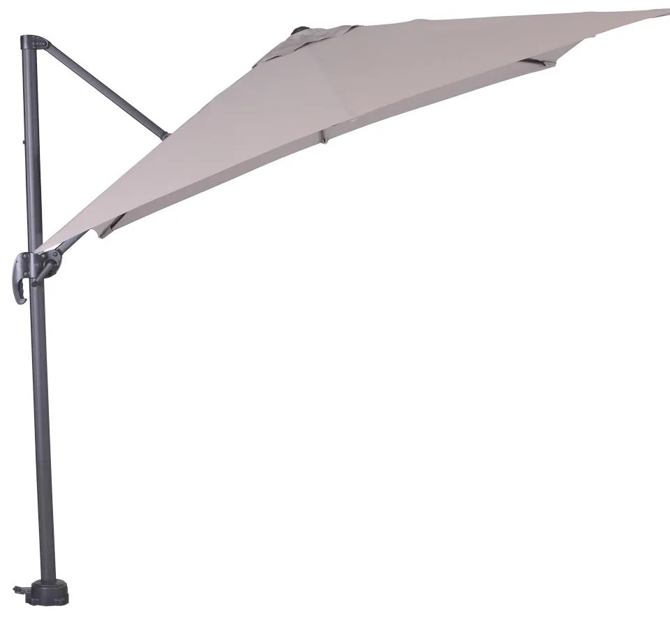 Garden Impressions Hawaii zweefparasol S 250x250 - donker grijs - zand