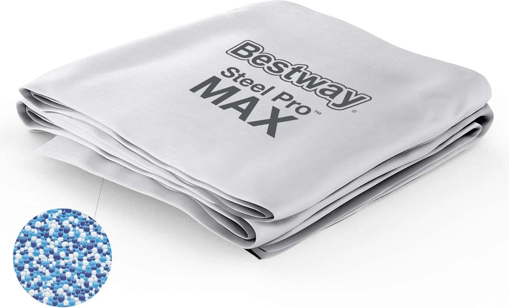 Reserveonderdeel - Bestway Steel Pro MAX Zwembadfolie - 305 x 76 cm - Rond - Wit/Prismatic Stone - Spare parts