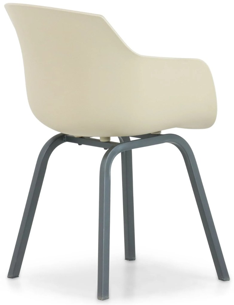 Tuinset 4 personen 180 cm Kunststof Taupe Lifestyle Garden Furniture Salina/Mateo