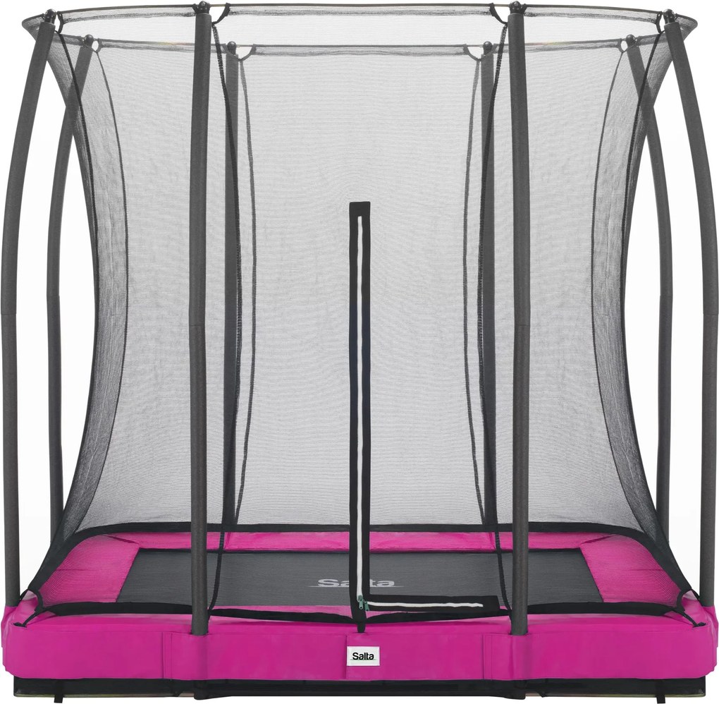 Salta trampoline Comfort Edition Ground - 214 x 153 cm - Rechthoekig - Roze