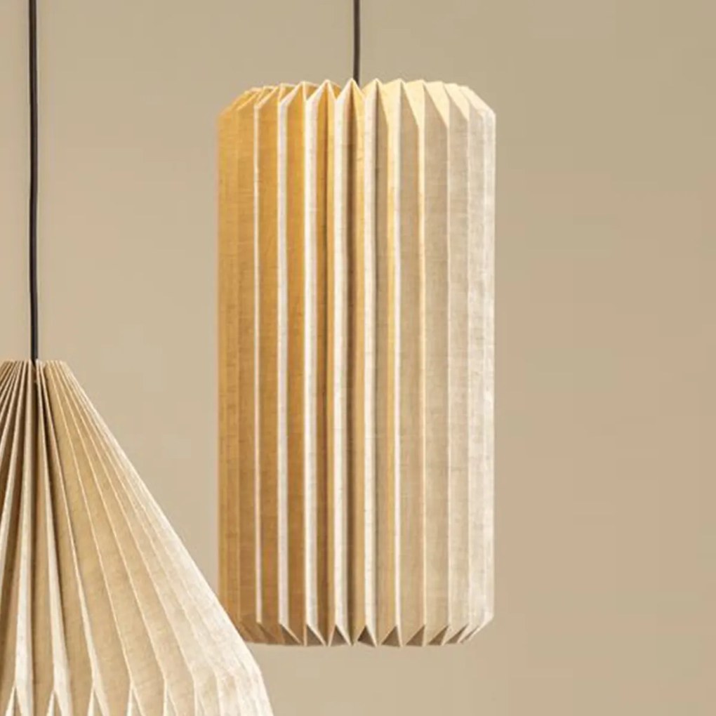 Japandi Hanglamp Linnen Lampion