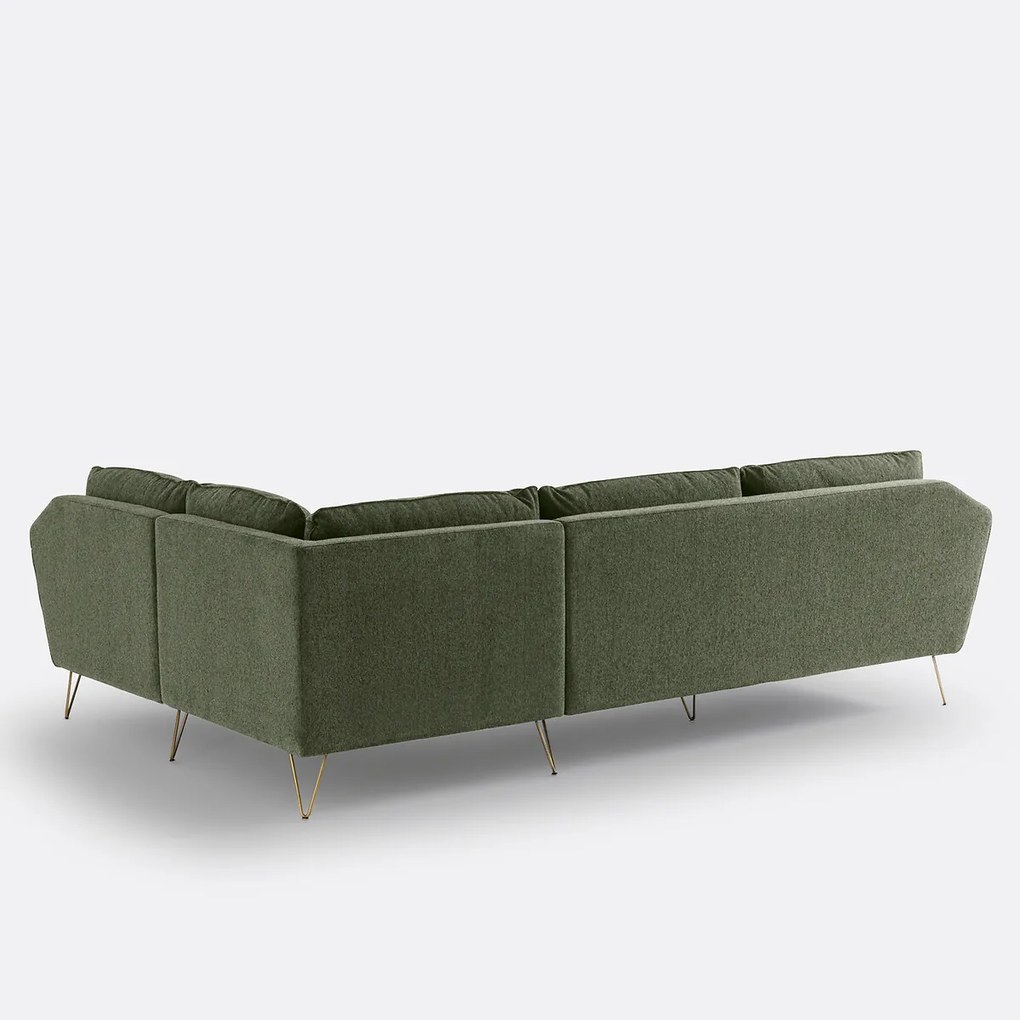 XL hoekbank in polyester, Topim