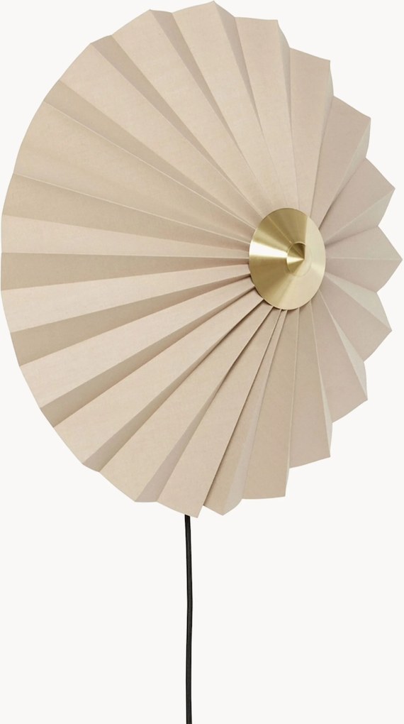 Wandlamp Tenty van papier met stekker