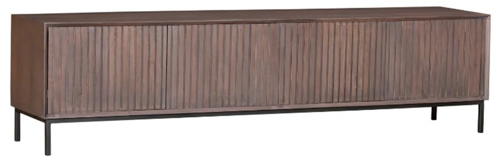 Starfurn Madison Walnoot Tv-meubel Met Walnoot Kleur 210 Cm - 215x50x55cm.