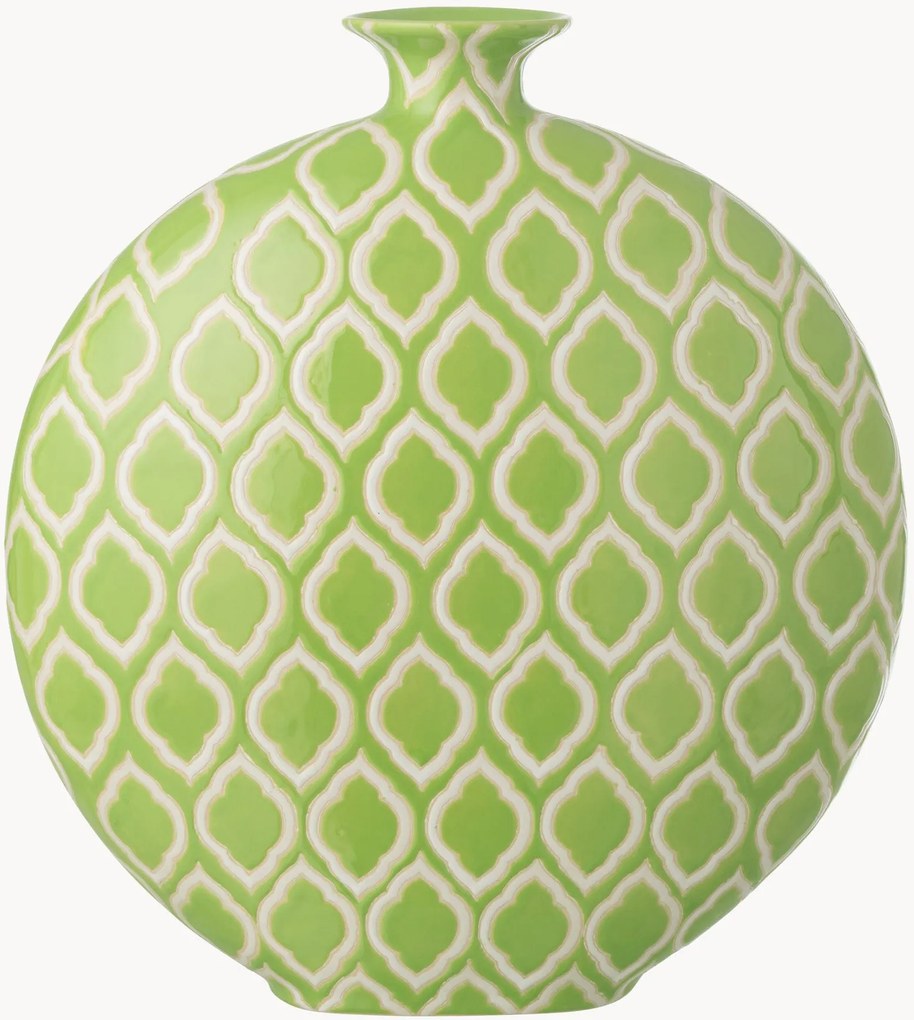 Handgemaakte porseleinen vaas Checkered, H 33 cm