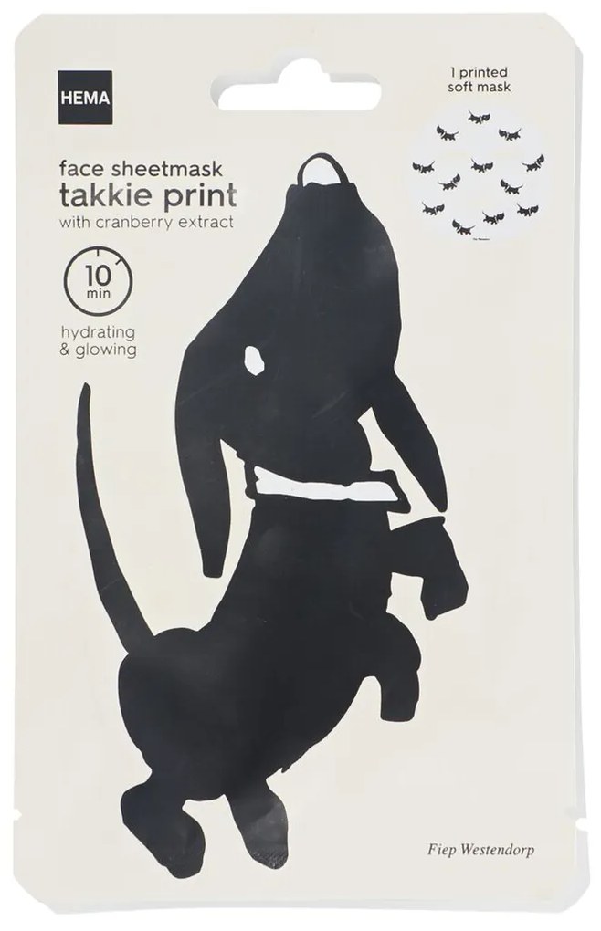 HEMA Takkie Sheet Gezichtsmasker