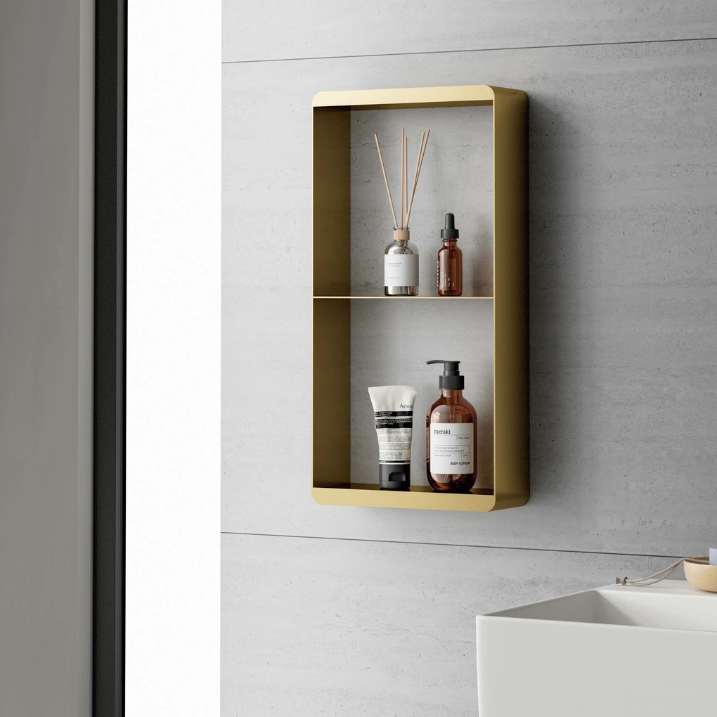 Best Design Soap Nancy doucherek 2 laags 50x25cm goud mat