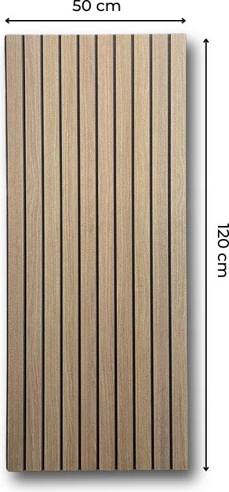 AKU Paneel EPS Smooth Oak 120x50cm | Paneli 3d wandpanelen