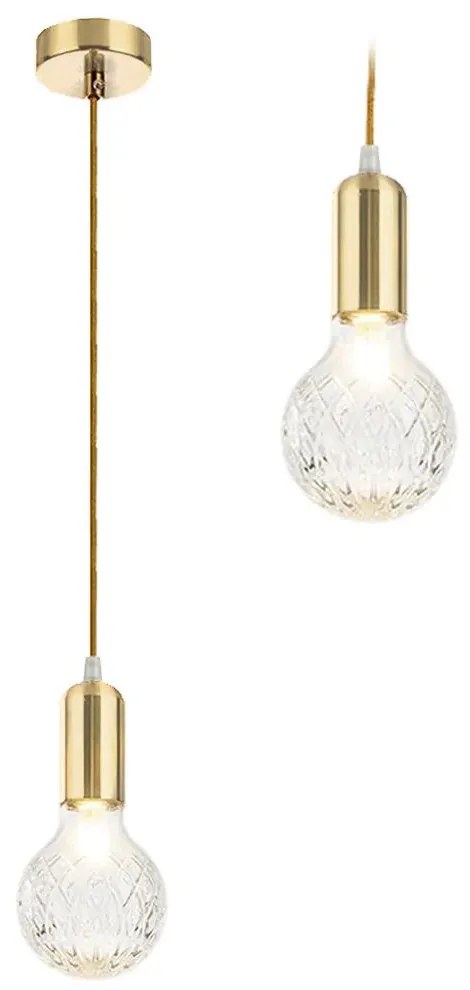Plafondlamp Hangend Enkel Retro Goud APP649-1CP