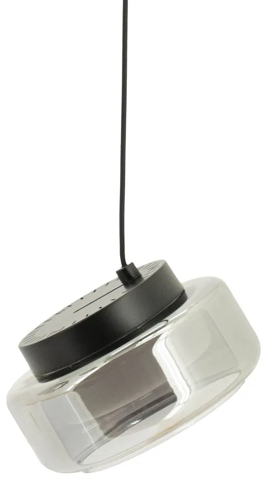 By-Boo Pivot Enkele Hanglamp Rookglas