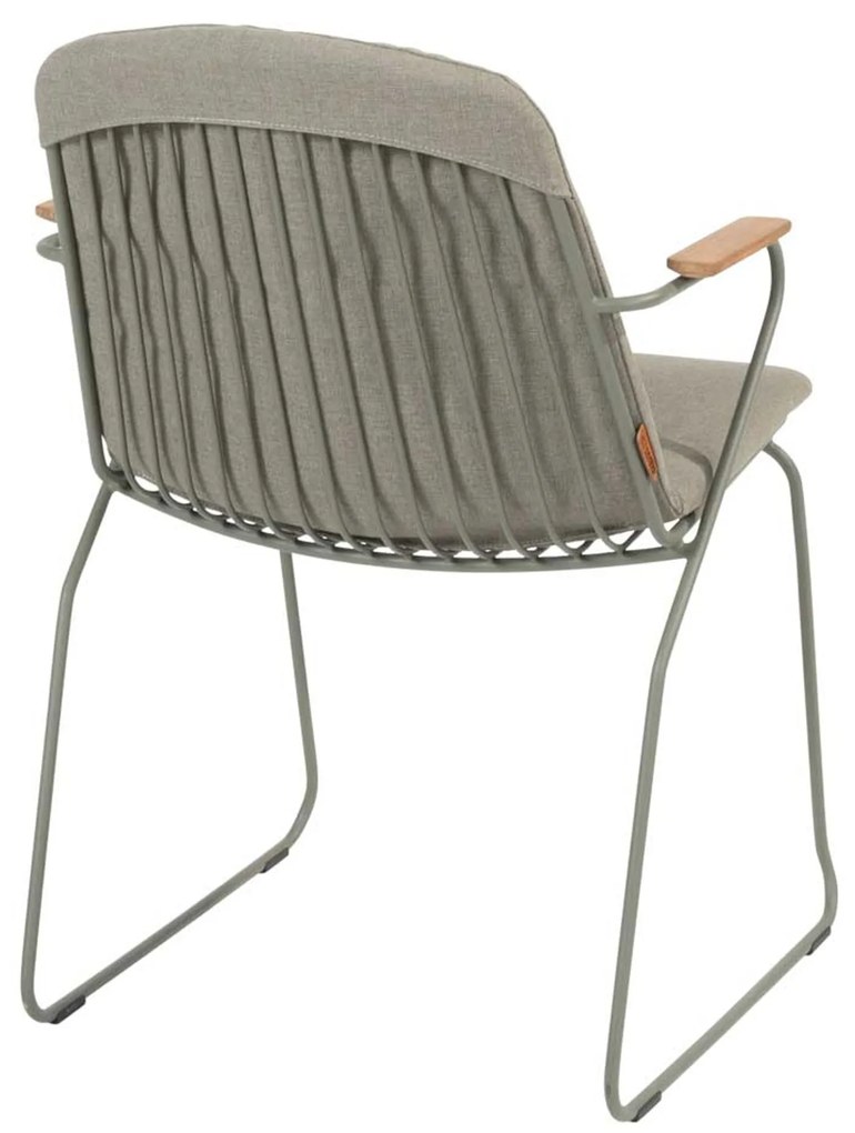 Tuinstoel stapelbaar RVS Groen 4 Seasons Outdoor Veneto