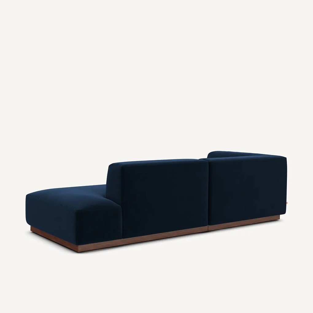 Linkse hoekbank in fluweel, Jacopo