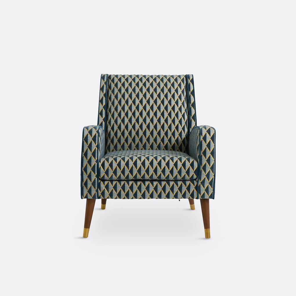 Fauteuil in fluweel, (Y)