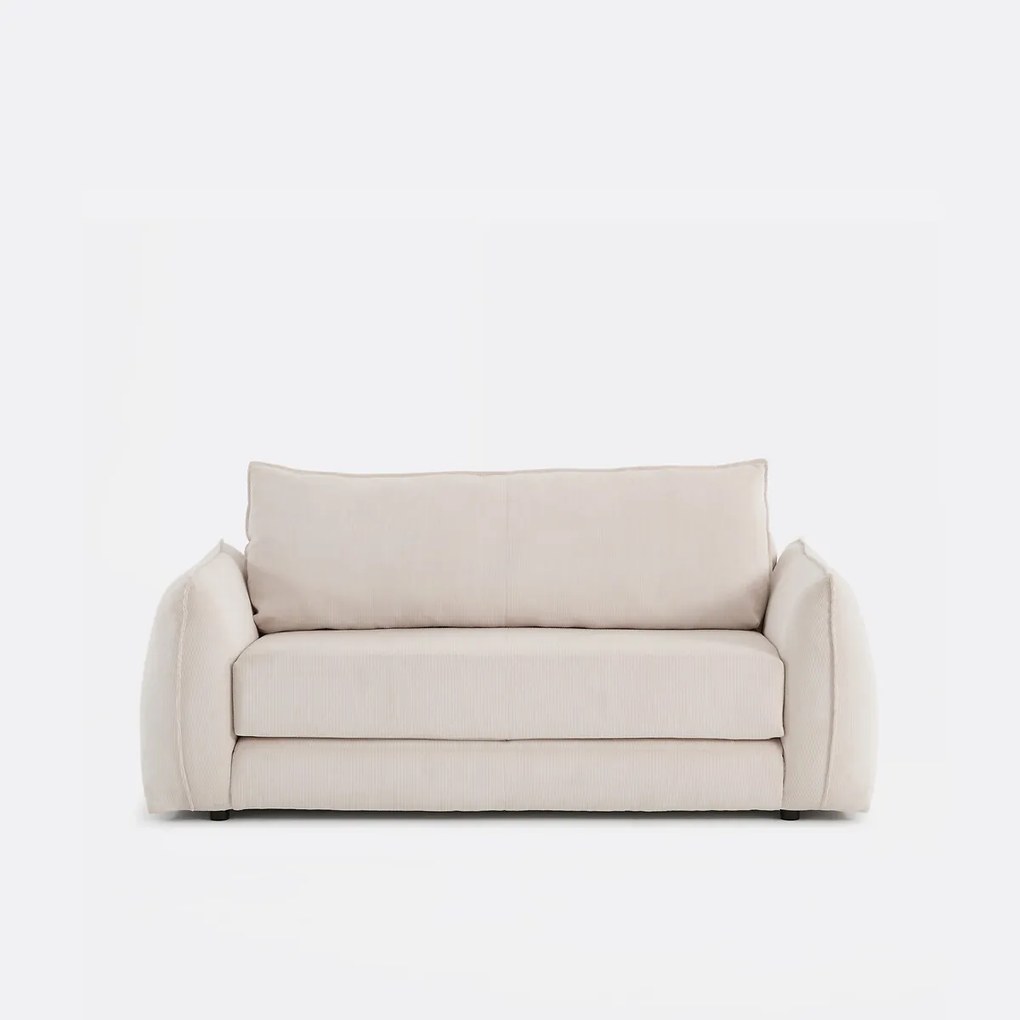 2-zits slaapbank van fijn ribfluweel, TIKI