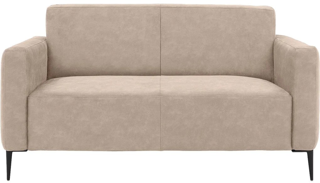 Goossens Bank Key West beige, micro leer, 2-zits, modern design