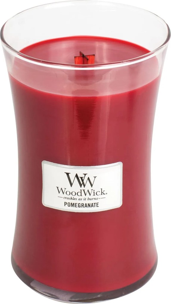 Woodwick geurkaars - Large Hourglass - Pomegranate