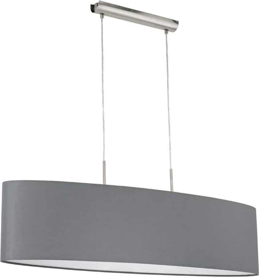 EGLO hanglamp Pasteri ovaal - grijs - Leen Bakker