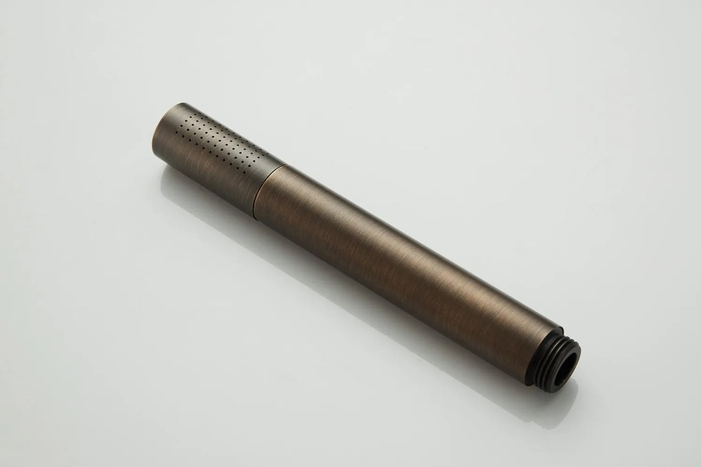 Saniclear Antique inbouw regendouche met 20cm hoofddouche, muurarm en glijstang verouderd messing