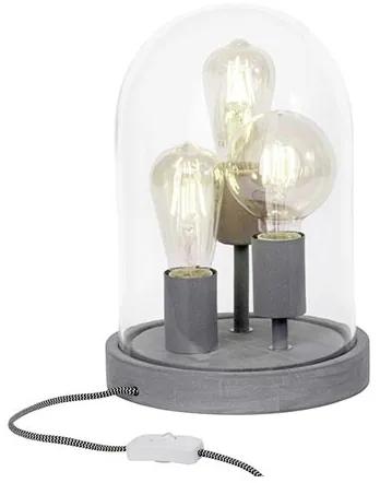 Blackwell 3-lichts Tafellamp Industrieel Grijs | Vauni Lights | Glas & Metaal | Grijs   | Cavetown
