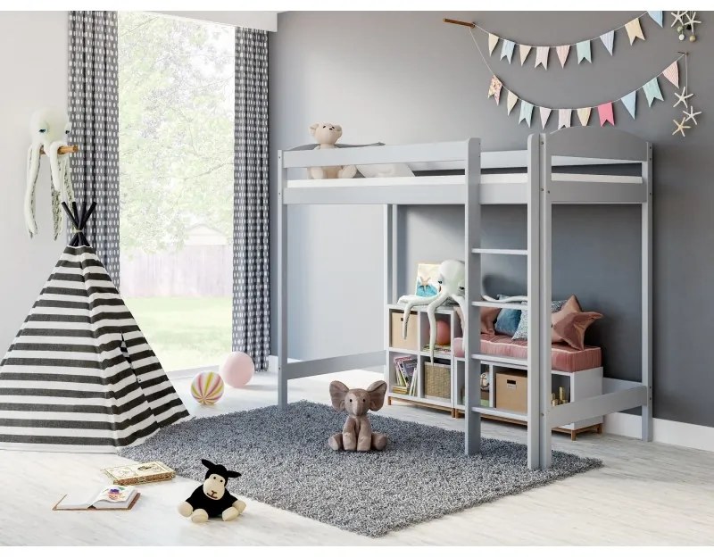 Kinderen Blauw Hoogslaper - Bobby Voor Kinderen Kinderen Junioren 5059914014103 Children's Beds Home, 160x80, Geen Children's Beds Home Dennenhout