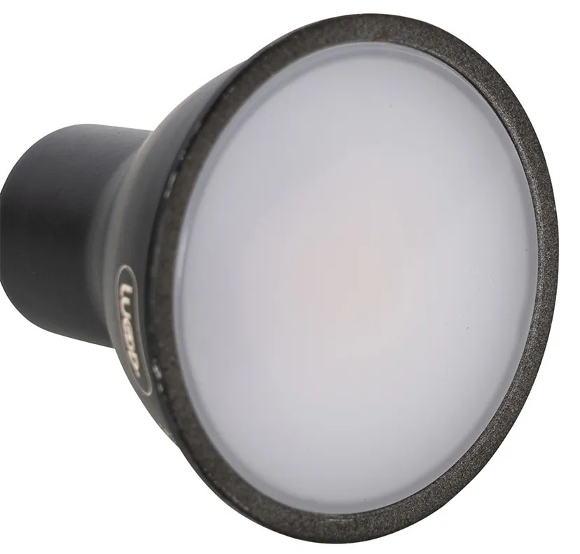 Set van 5 Smart GU10 LED lamp zwart 7W 600 lm 3000K