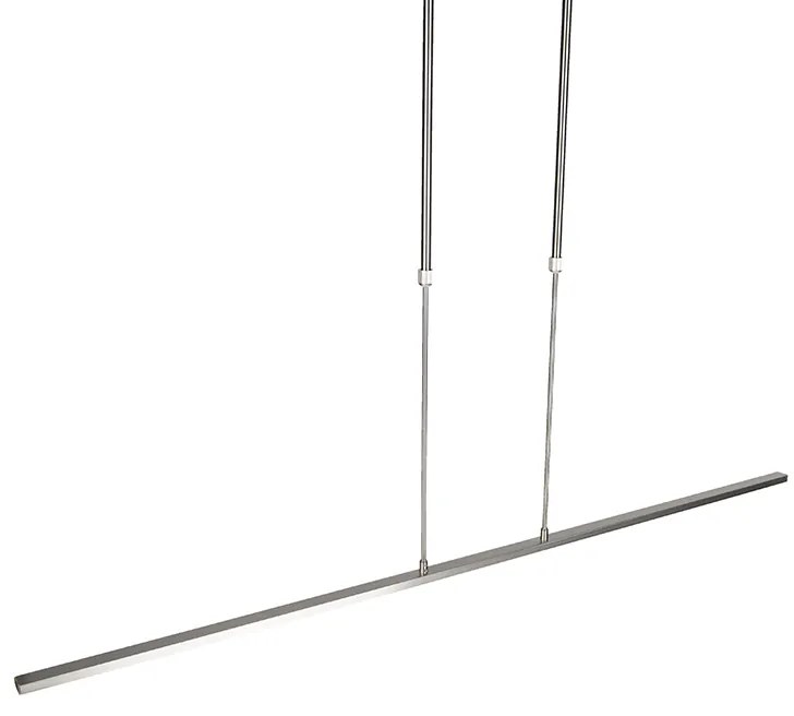 Moderne hanglamp staal incl. LED verstelbaar - Bold
