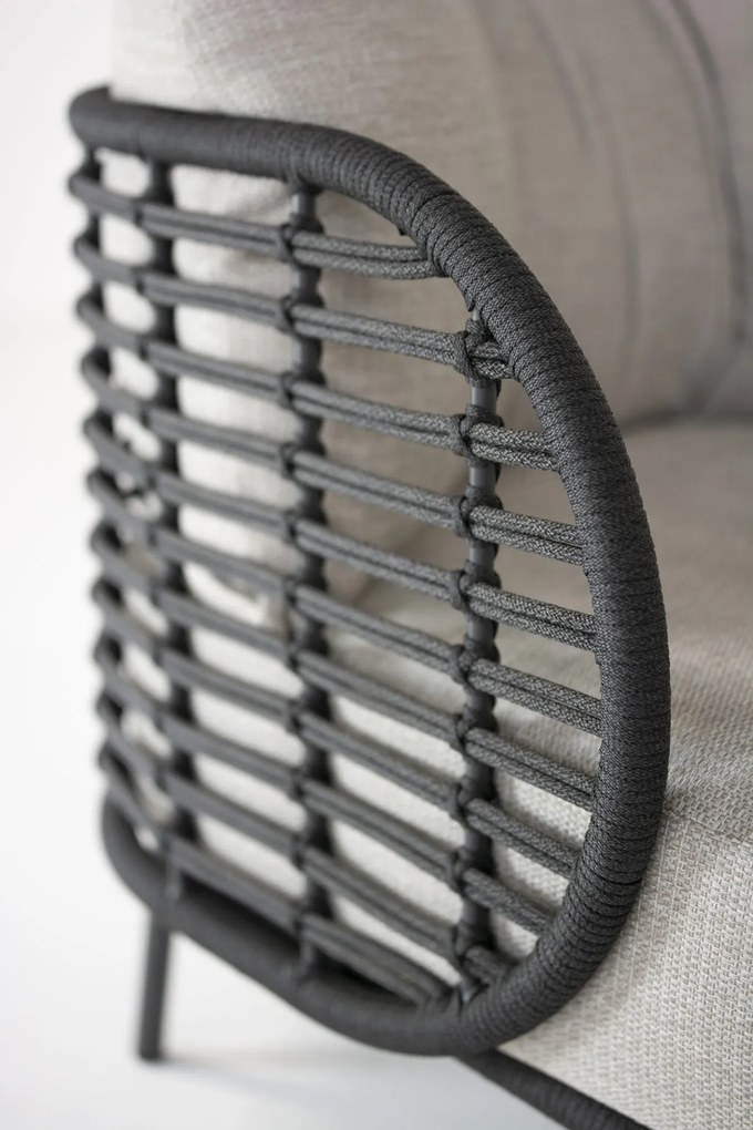 4 Seasons Outdoor Fabrice loungeset SALE Loungeset antraciet weerbestendig