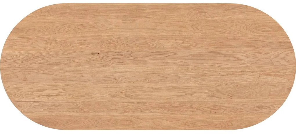 Goossens Excellent Eettafel Uniek, Semi rond 240 x 100 cm