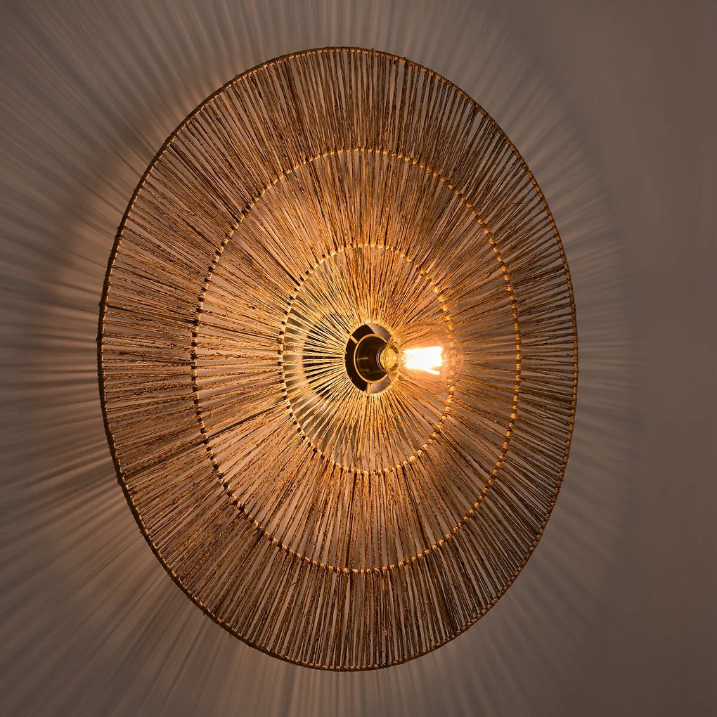 Wand- of plafondlamp, rond, diameter 80 cm, Yaku