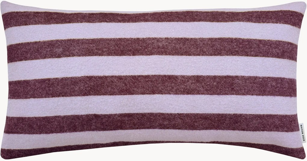Decoratieve kussenhoes Candy Wrap van Nieuw-Zeelandse wol