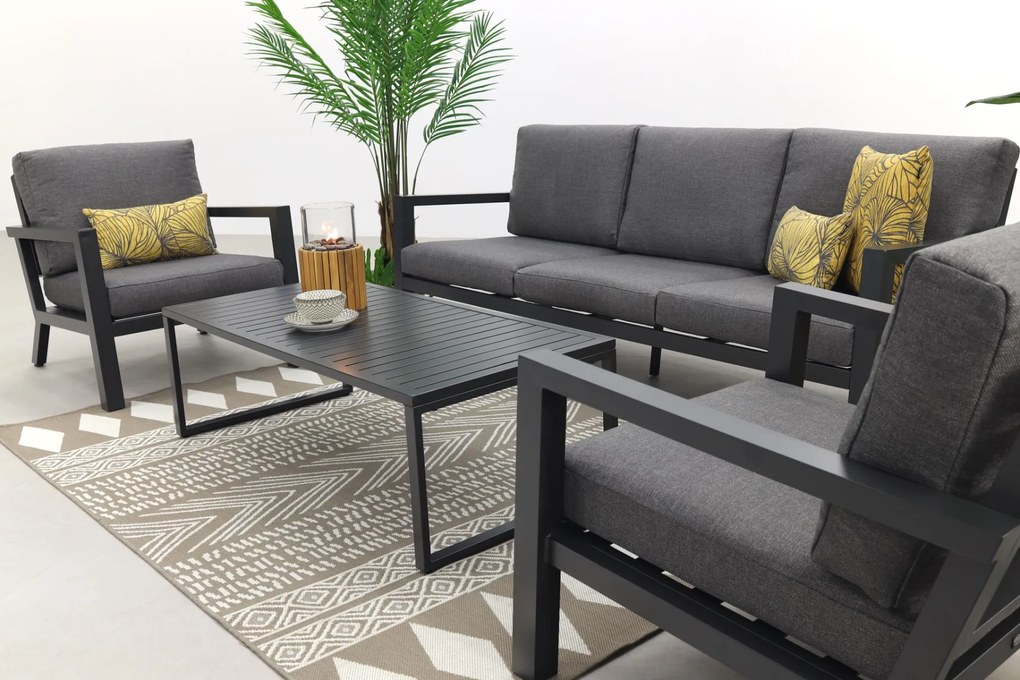 Hugo stoel-bank loungeset - antraciet OP=OP