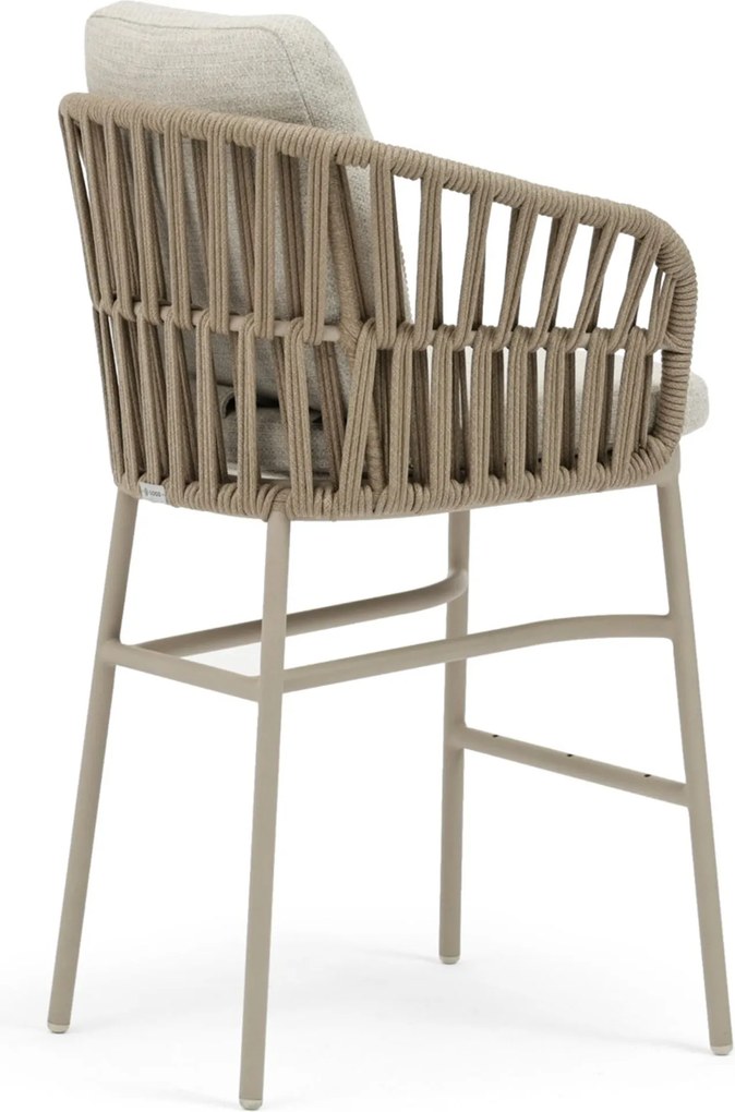 Tuinset 4 personen 180 cm Rope Grijs Domani Furniture Trivento/Camila