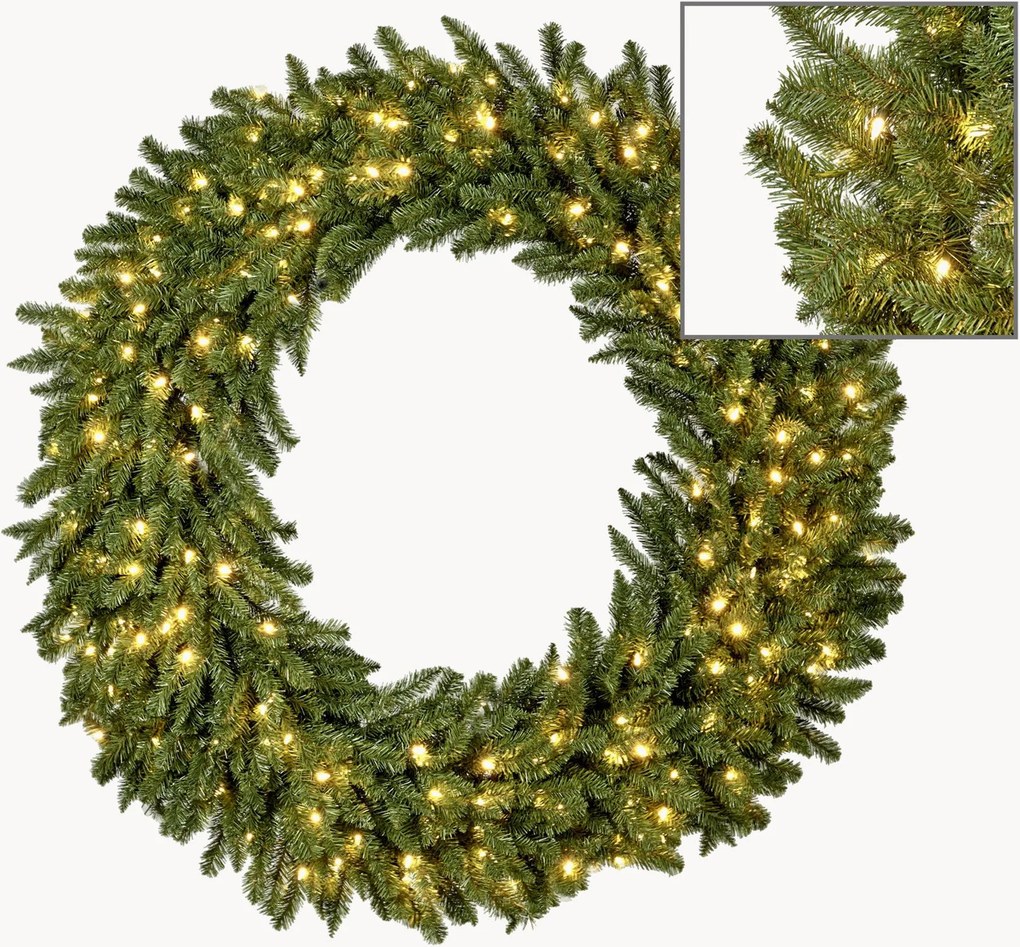 Outdoor LED kerstkrans Oriana