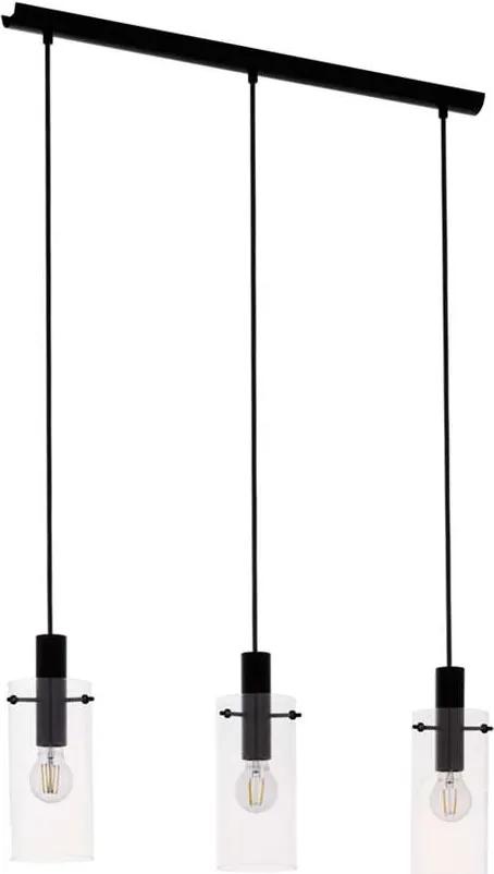 EGLO hanglamp Montefino 3-lichts - zwart - Leen Bakker
